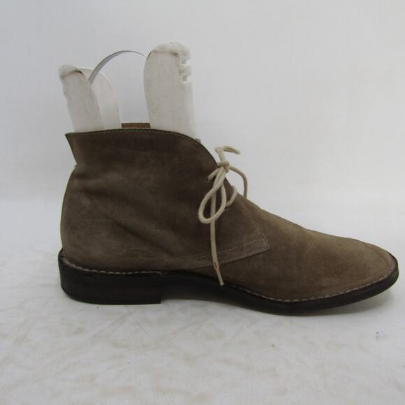 Florentini Baker Mens Size 9.5 Brown Suede Lace Up Dress Shoes main image 3